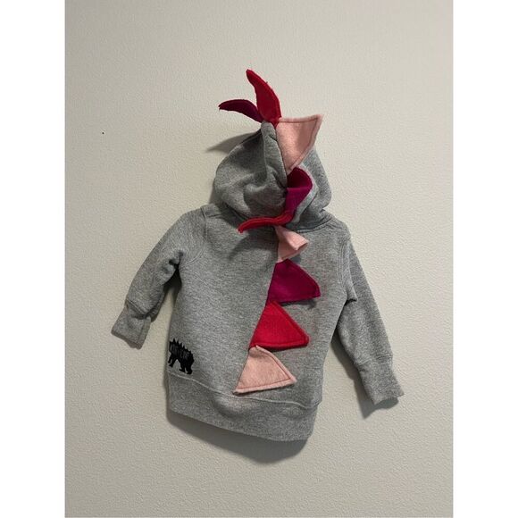 Kids/Baby Pink Girl Dinosaur‎ Hoodie Costume, Outfit, Dino Sweatshirt -6 Months - Picture 4 of 6
